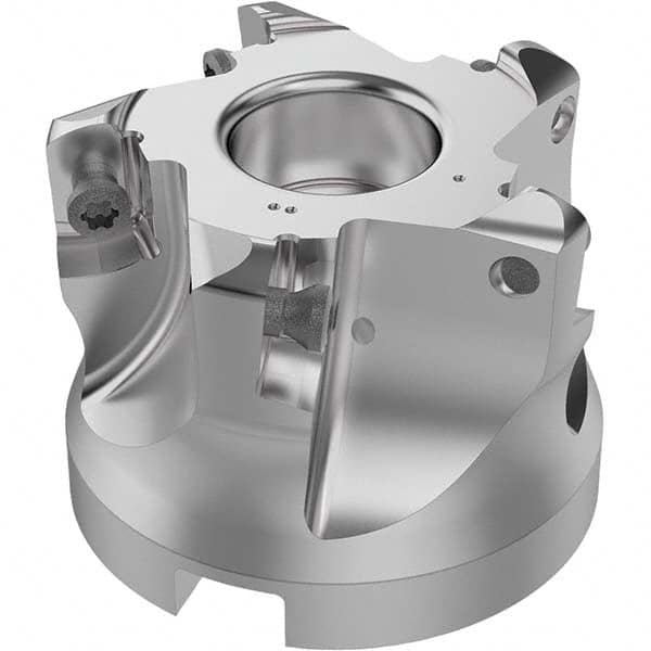 Seco - Indexable High-Feed Face Mills Cutting Diameter (mm): 52.00 Maximum Depth of Cut (mm): 1.80 - Apex Tool & Supply