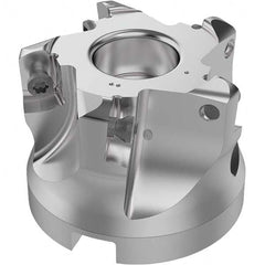 Seco - Indexable High-Feed Face Mills Cutting Diameter (mm): 52.00 Maximum Depth of Cut (mm): 1.80 - Apex Tool & Supply