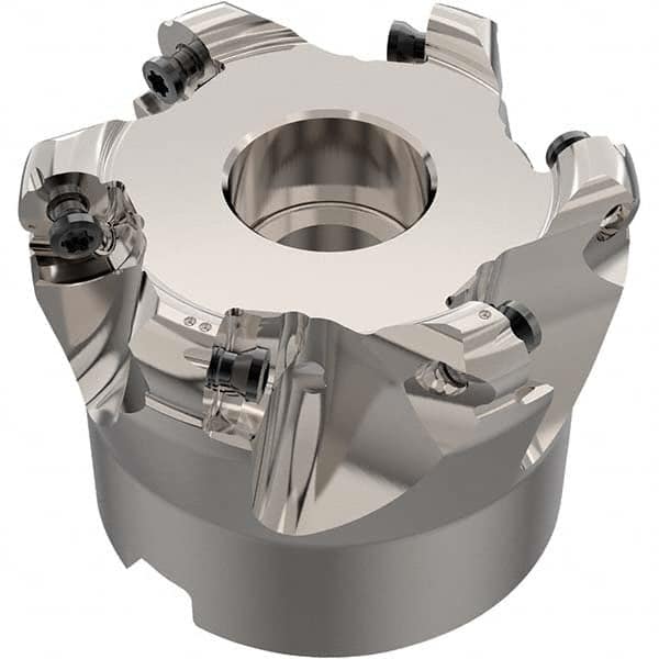 Seco - Indexable Copy Face Mills Cutting Diameter (mm): 40.79 Cutting Diameter (Decimal Inch): 1.6059 - Apex Tool & Supply