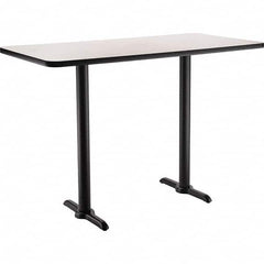 National Public Seating - Stationary Tables Type: Breakroom Material: HPL Particleboard Core w/T-Mold; Steel - Apex Tool & Supply