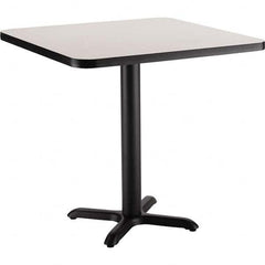 National Public Seating - Stationary Tables Type: Breakroom Material: HPL Particleboard Core w/T-Mold; Steel - Apex Tool & Supply