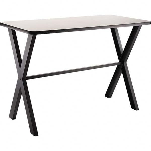 National Public Seating - Stationary Tables Type: Cafeteria Tables Material: HPL Top; MDF Core w/Protect Edge; Steel - Apex Tool & Supply