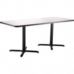 National Public Seating - Stationary Tables Type: Breakroom Material: HPL Particleboard Core w/T-Mold; Steel - Apex Tool & Supply