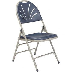 National Public Seating - Folding Chairs Pad Type: Folding Chair w/Plastic Seat & Back Material: Plastic/Steel - Apex Tool & Supply