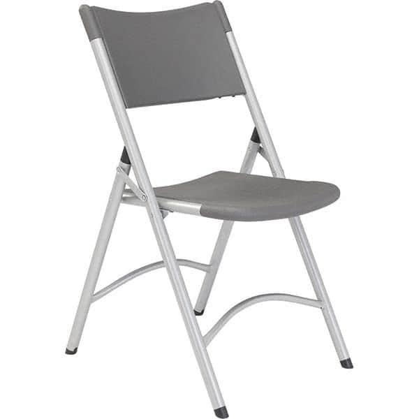 National Public Seating - Folding Chairs Pad Type: Folding Chair w/Plastic Seat & Back Material: Plastic/Steel - Apex Tool & Supply