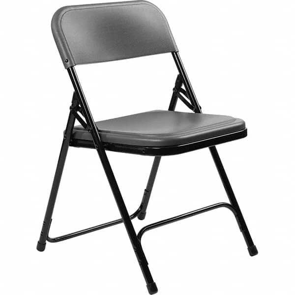 National Public Seating - Folding Chairs Pad Type: Folding Chair w/Plastic Seat & Back Material: Plastic/Steel - Apex Tool & Supply