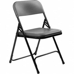 National Public Seating - Folding Chairs Pad Type: Folding Chair w/Plastic Seat & Back Material: Plastic/Steel - Apex Tool & Supply
