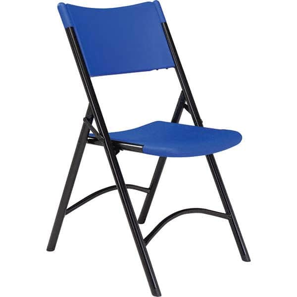 National Public Seating - Folding Chairs Pad Type: Folding Chair w/Plastic Seat & Back Material: Plastic/Steel - Apex Tool & Supply