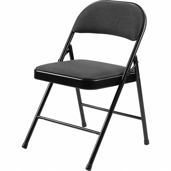 National Public Seating - Folding Chairs Pad Type: Folding Chair w/Fabric Padded Seat Material: Fabric/Steel - Apex Tool & Supply