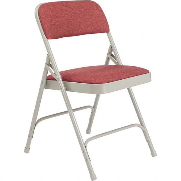 National Public Seating - Folding Chairs Pad Type: Folding Chair w/Fabric Padded Seat Material: Fabric; Steel - Apex Tool & Supply