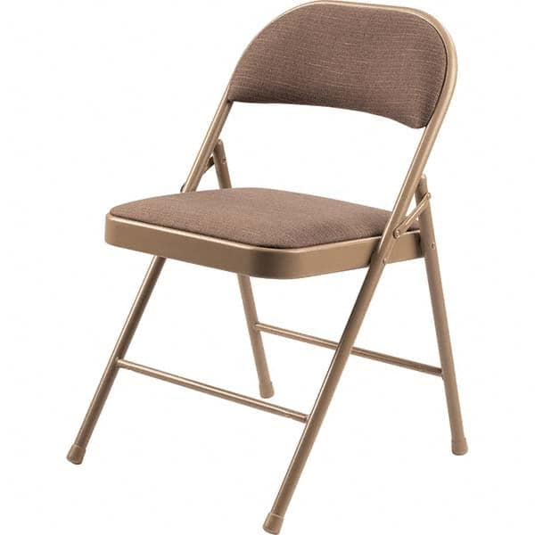 National Public Seating - Folding Chairs Pad Type: Folding Chair w/Fabric Padded Seat Material: Fabric/Steel - Apex Tool & Supply
