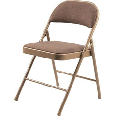 National Public Seating - Folding Chairs Pad Type: Folding Chair w/Fabric Padded Seat Material: Fabric/Steel - Apex Tool & Supply