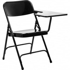 National Public Seating - Folding Chairs Pad Type: Folding Chair W/Tablet Arm Material: Steel - Apex Tool & Supply