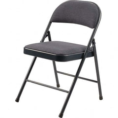 National Public Seating - Folding Chairs Pad Type: Folding Chair w/Fabric Padded Seat Material: Fabric/Steel - Apex Tool & Supply