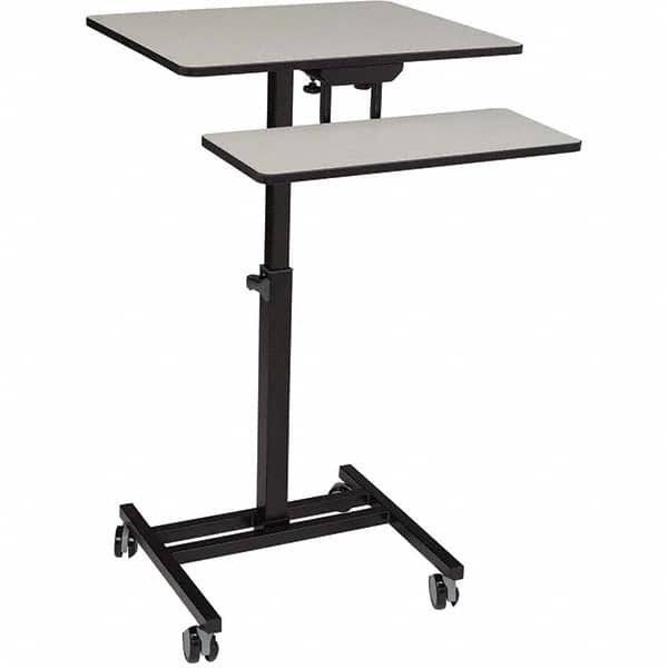 National Public Seating - Mobile Work Centers Type: Desktop Sit-Stand Workstation Load Capacity (Lb.): 75 - Apex Tool & Supply