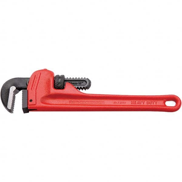 Rothenberger - Pipe Wrenches Type: Heavy Duty Pipe Wrench Maximum Pipe Capacity (Inch): 1-1/2 - Apex Tool & Supply
