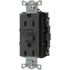 Bryant Electric - GFCI Receptacles Grade: Commercial Color: Black - Apex Tool & Supply