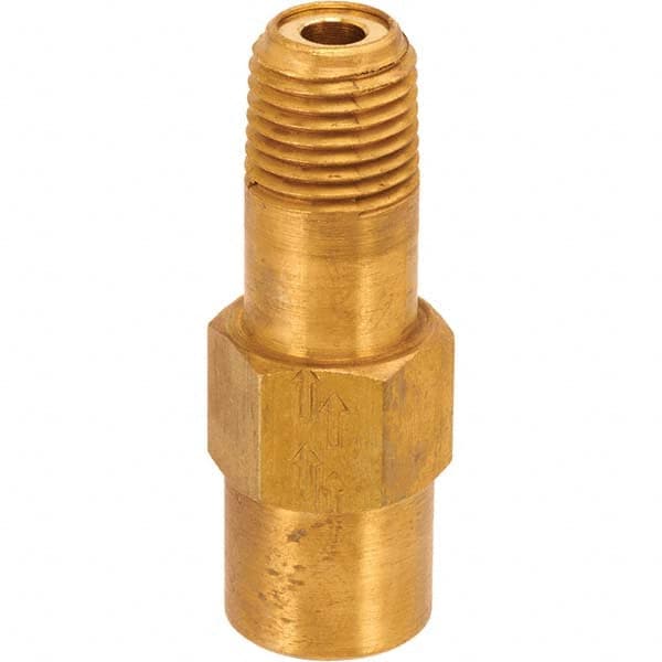 Control Devices - Check Valves Design: Check Valve Pipe Size (Inch): 1/4 x 1/4 - Apex Tool & Supply