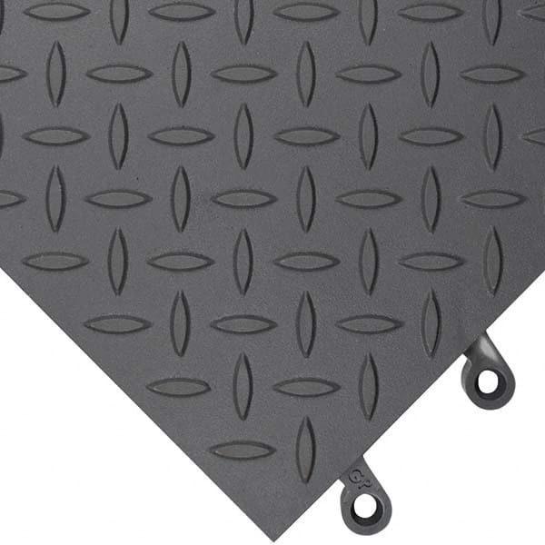 Wearwell - 1 10-Piece 18" Long x 18" Wide x 7/8" Thick, Anti-Fatigue Modular Matting System - Apex Tool & Supply