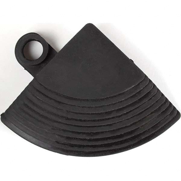 Wearwell - 1 4-Piece 4" Long x 3" Wide x 5/8" Thick, Modular Matting System - Apex Tool & Supply