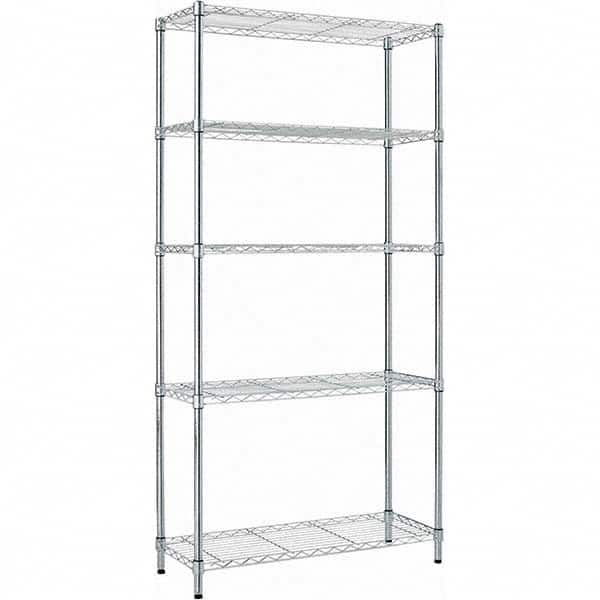 ALERA - 1,250 Lb Capacity 5 Shelf Wire Shelving - Starter Unit - Apex Tool & Supply