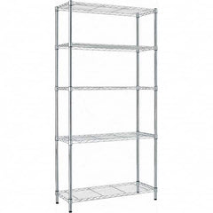 ALERA - 1,250 Lb Capacity 5 Shelf Wire Shelving - Starter Unit - Apex Tool & Supply