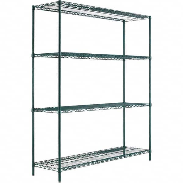ALERA - 4,000 Lb Capacity 4 Shelf Wire Shelving - Starter Unit - Apex Tool & Supply