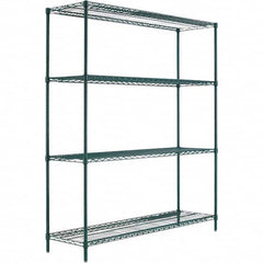 ALERA - 4,000 Lb Capacity 4 Shelf Wire Shelving - Starter Unit - Apex Tool & Supply
