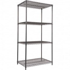 ALERA - 4,000 Lb Capacity 4 Shelf Wire Shelving - Starter Unit - Apex Tool & Supply
