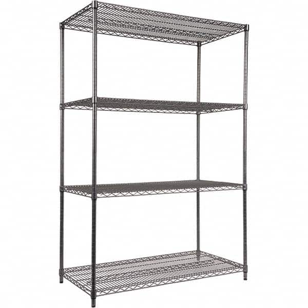 ALERA - 4,000 Lb Capacity 4 Shelf Wire Shelving - Starter Unit - Apex Tool & Supply