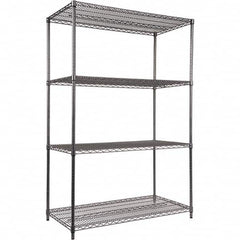 ALERA - 4,000 Lb Capacity 4 Shelf Wire Shelving - Starter Unit - Apex Tool & Supply