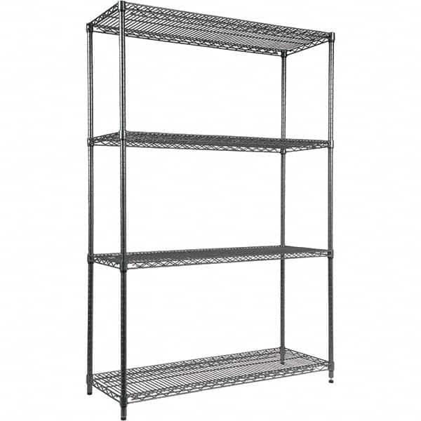 ALERA - 5,000 Lb Capacity 4 Shelf Wire Shelving - Starter Unit - Apex Tool & Supply