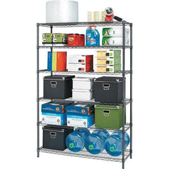 ALERA - 3,600 Lb Capacity 6 Shelf Wire Shelving - Starter Unit - Apex Tool & Supply