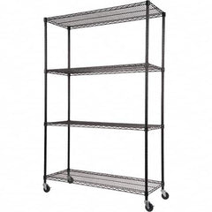 ALERA - 2,400 Lb Capacity 4 Shelf Wire Shelving - Starter Unit - Apex Tool & Supply