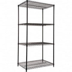 ALERA - 4,000 Lb Capacity 4 Shelf Wire Shelving - Starter Unit - Apex Tool & Supply