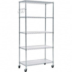ALERA - 3,000 Lb Capacity 5 Shelf Wire Shelving - Starter Unit - Apex Tool & Supply