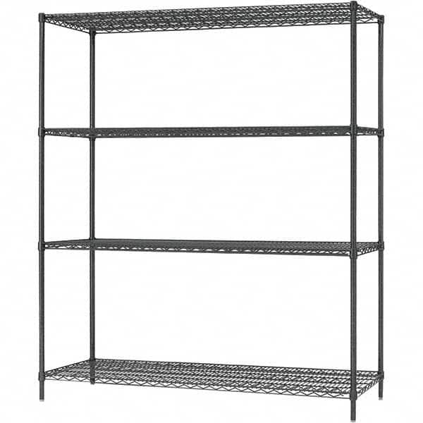 ALERA - 4,000 Lb Capacity 4 Shelf Wire Shelving - Starter Unit - Apex Tool & Supply