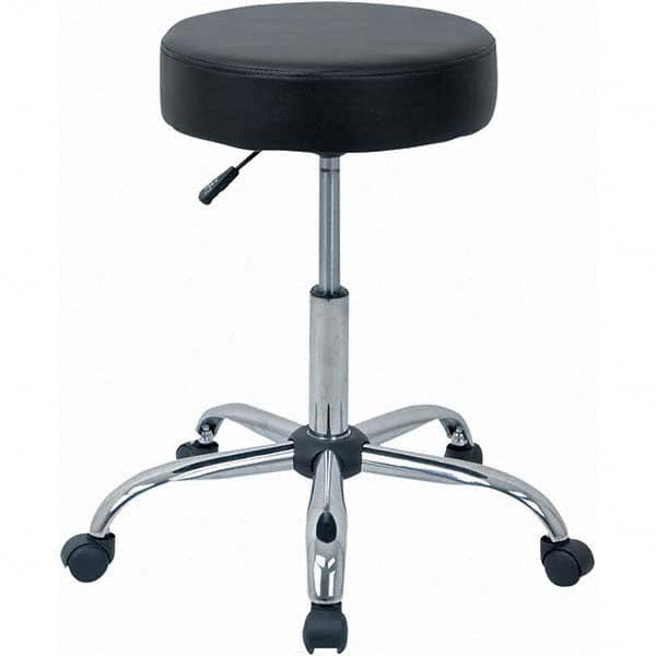 ALERA - Swivel & Adjustable Stools Type: Adjustable Height Stool Base Type: Chrome Steel Base - Apex Tool & Supply