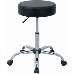 ALERA - Swivel & Adjustable Stools Type: Adjustable Height Stool Base Type: Chrome Steel Base - Apex Tool & Supply