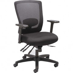 ALERA - 40 to 43-5/8" High Mid-Back Swivel/Tilt Chair - Apex Tool & Supply