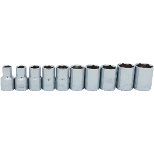 1/2″ 10PC SOCKET SET 6PT - Apex Tool & Supply