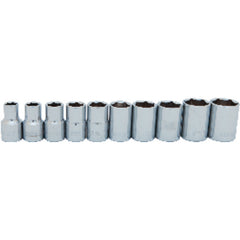 1/2″ 10PC SOCKET SET 6PT - Apex Tool & Supply