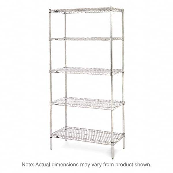 Metro - 2,000 Lb Capacity 5 Shelf Wire Shelving - Starter Unit - Apex Tool & Supply