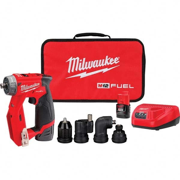 Milwaukee Tool - Cordless Screwdrivers Voltage: 12.0 Handle Type: Pistol Grip - Apex Tool & Supply