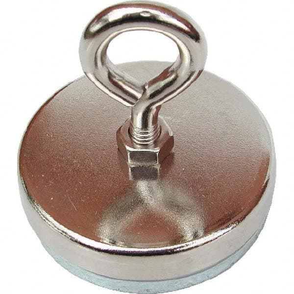 Eclipse - Ceramic Pot Magnets Diameter (Inch): 3-1/4 Height (Decimal Inch): 1.1870 - Apex Tool & Supply