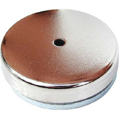 Eclipse - Ceramic Pot Magnets Diameter (Inch): 3-1/4 Height (Decimal Inch): 0.4400 - Apex Tool & Supply