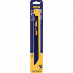 Irwin - Reciprocating Saw Blades Blade Material: Bi-Metal Blade Length (Inch): 8 - Apex Tool & Supply