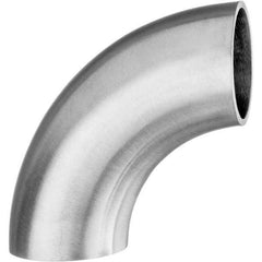 Value Collection - Sanitary Stainless Steel Pipe Fittings Type: 90 Short Elbow Style: Butt Weld - Apex Tool & Supply