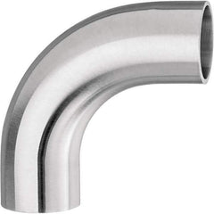 Value Collection - Sanitary Stainless Steel Pipe Fittings Type: 90 Elbow Style: Butt Weld - Apex Tool & Supply