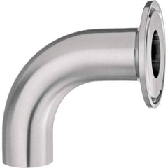 Value Collection - Sanitary Stainless Steel Pipe Fittings Type: 90 Elbow Adapter Style: Quick-Clamp to Butt Weld - Apex Tool & Supply